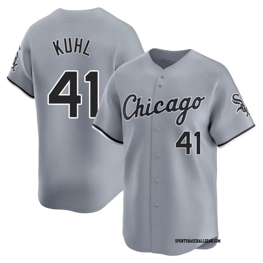 Chad Kuhl Youth Chicago White Sox Gray Limited Road Jersey