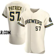 Chad Patrick Men's Milwaukee Brewers Cream Authentic Home Jersey