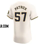 Chad Patrick Men's Milwaukee Brewers Cream Elite Home Jersey