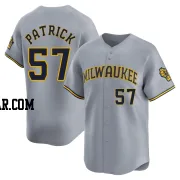 Chad Patrick Men's Milwaukee Brewers Gray Limited Away Jersey