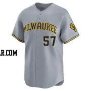 Chad Patrick Men's Milwaukee Brewers Gray Limited Away Jersey