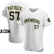 Chad Patrick Men's Milwaukee Brewers White Authentic Alternate Jersey