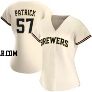 Chad Patrick Women's Milwaukee Brewers Cream Authentic Home Jersey