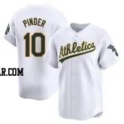 Chad Pinder Men's Oakland Athletics White Limited Home Jersey