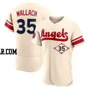 Chad Wallach Men's Los Angeles Angels Cream Authentic 2022 City Connect Jersey