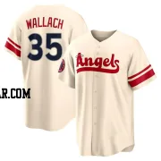 Chad Wallach Men's Los Angeles Angels Cream Replica 2022 City Connect Jersey