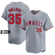 Chad Wallach Men's Los Angeles Angels Gray Limited Away Jersey