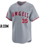 Chad Wallach Men's Los Angeles Angels Gray Limited Away Jersey