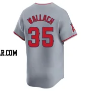 Chad Wallach Men's Los Angeles Angels Gray Limited Away Jersey