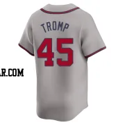 Chadwick Tromp Men's Atlanta Braves Gray Limited Away Jersey