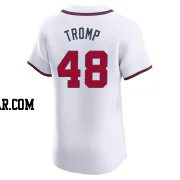 Chadwick Tromp Men's Atlanta Braves White Elite Home Jersey