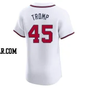 Chadwick Tromp Men's Atlanta Braves White Elite Home Jersey