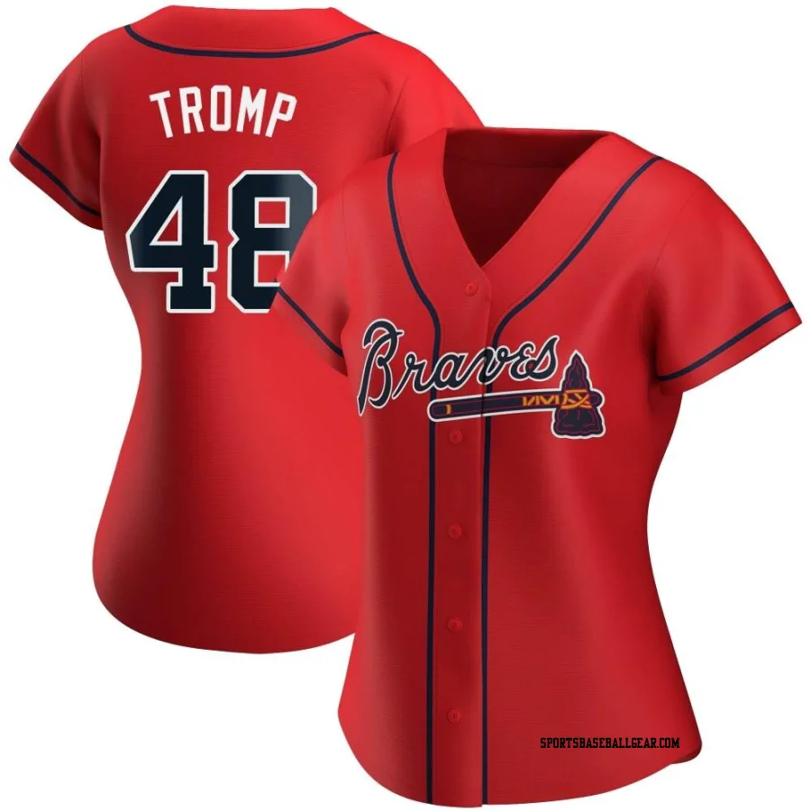 Chadwick Tromp Women's Atlanta Braves Red Authentic Alternate Jersey