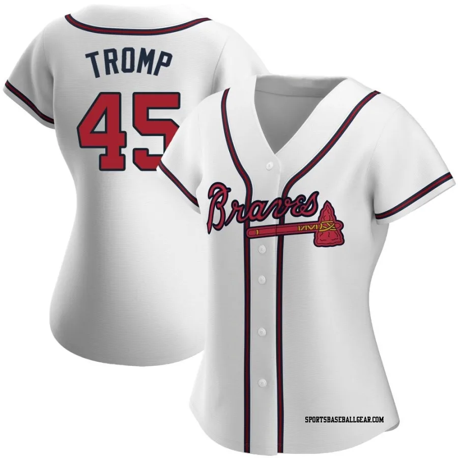 Chadwick Tromp Women's Atlanta Braves White Authentic Home Jersey