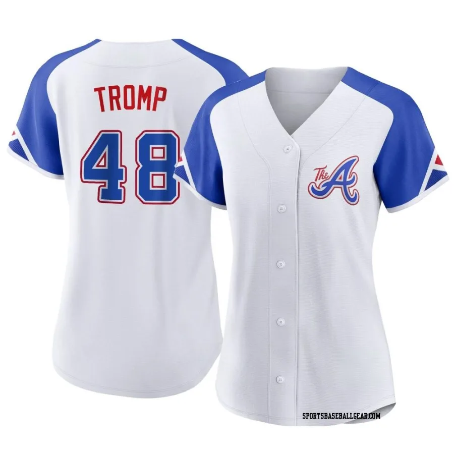 Chadwick Tromp Women's Atlanta Braves White Replica 2023 City Connect Jersey