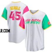 Chandler Seagle Men's San Diego Padres White Replica 2022 City Connect Jersey