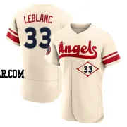 Charles Leblanc Men's Los Angeles Angels Cream Authentic 2022 City Connect Jersey