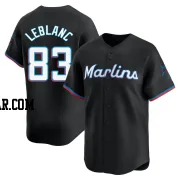 Charles Leblanc Men's Miami Marlins Black Limited Alternate Jersey