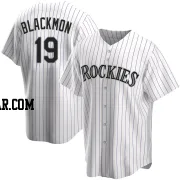 Charlie Blackmon Youth Colorado Rockies White Replica Home Jersey