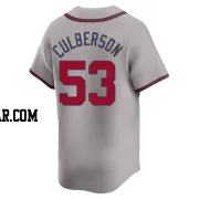 Charlie Culberson Men's Atlanta Braves Gray Limited Away Jersey