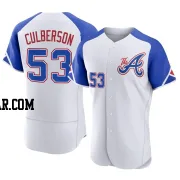 Charlie Culberson Men's Atlanta Braves White Authentic 2023 City Connect Jersey