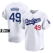 Charlie Hough Men's Los Angeles Dodgers White Limited 2024 World Tour Seoul Series Home Jersey