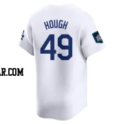 Charlie Hough Men's Los Angeles Dodgers White Limited 2024 World Tour Seoul Series Home Jersey