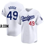 Charlie Hough Men's Los Angeles Dodgers White Limited Home Jersey