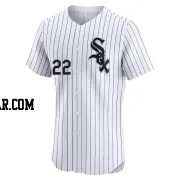 Charlie Tilson Men's Chicago White Sox White Elite Home Jersey