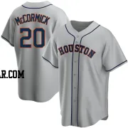 Chas McCormick Men's Houston Astros Gray Replica Road Jersey