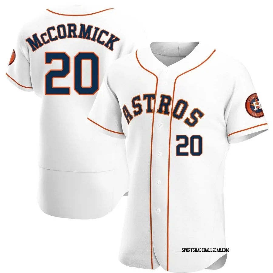 Chas McCormick Men's Houston Astros White Authentic Home Jersey