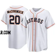 Chas McCormick Men's Houston Astros White Replica 2022 World Series Home Jersey