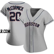 Chas McCormick Women's Houston Astros Gray Authentic Road 2020 Jersey