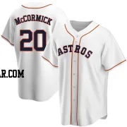 Chas McCormick Youth Houston Astros White Replica Home Jersey