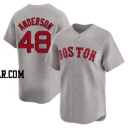 Chase Anderson Men's Boston Red Sox Gray Limited Away Jersey