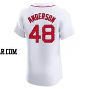 Chase Anderson Men's Boston Red Sox White Elite Home Jersey