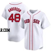 Chase Anderson Men's Boston Red Sox White Limited Home Jersey