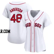 Chase Anderson Women's Boston Red Sox White Limited Home Jersey