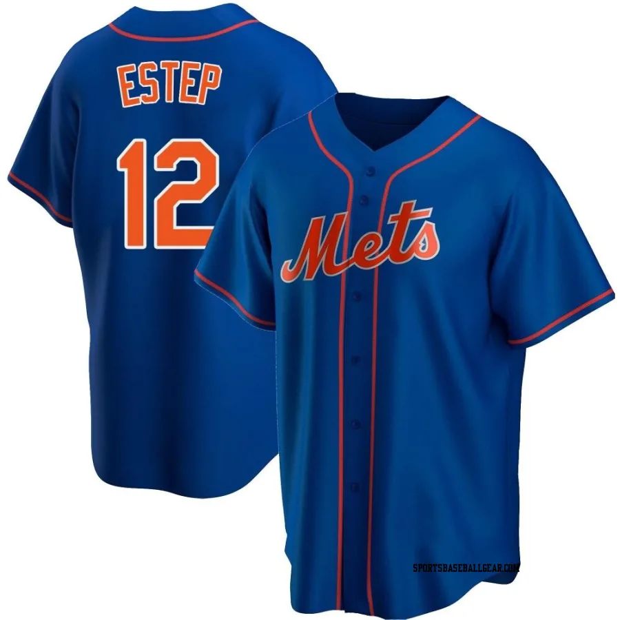 Chase Estep Men's New York Mets Royal Replica Alternate Jersey