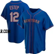 Chase Estep Men's New York Mets Royal Replica Alternate Road Jersey