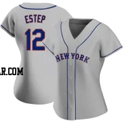 Chase Estep Women's New York Mets Gray Authentic Road Jersey