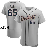 Chase Lee Men's Detroit Tigers Gray Authentic Road Jersey