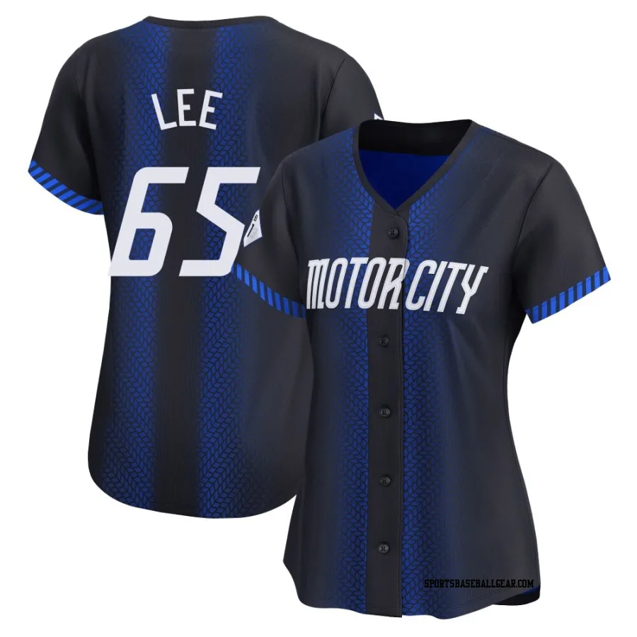 Chase Lee Women's Detroit Tigers Blue Limited 2024 City Connect Jersey