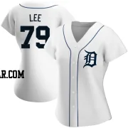 Chase Lee Women's Detroit Tigers White Authentic Home Jersey