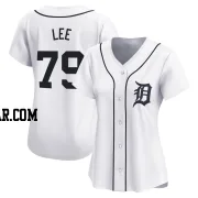 Chase Lee Women's Detroit Tigers White Limited Home Jersey