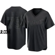 Chase Lee Youth Detroit Tigers Black Replica Pitch Fashion Jersey