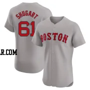 Chase Shugart Men's Boston Red Sox Gray Elite Road Jersey