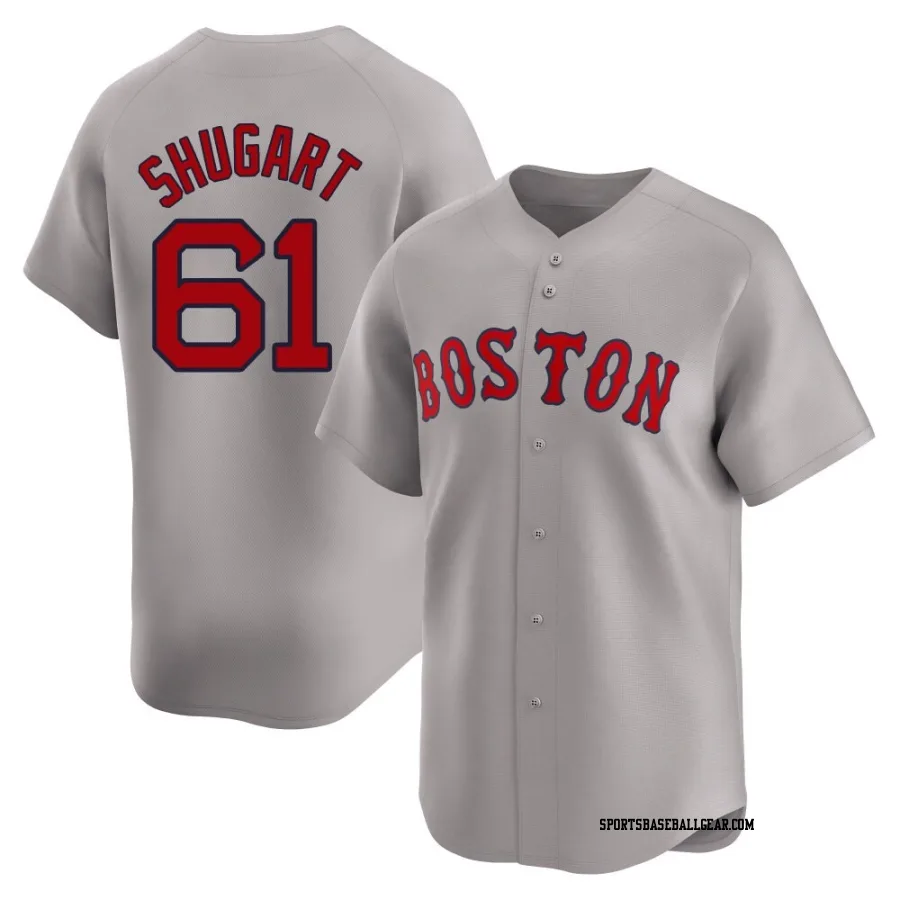 Chase Shugart Men's Boston Red Sox Gray Limited Away Jersey