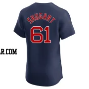 Chase Shugart Men's Boston Red Sox Navy Elite Alternate Jersey