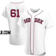 Chase Shugart Men's Boston Red Sox White Authentic Home Team Jersey